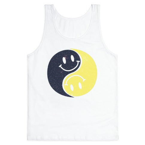 Smiley Yin Yang Tank Top